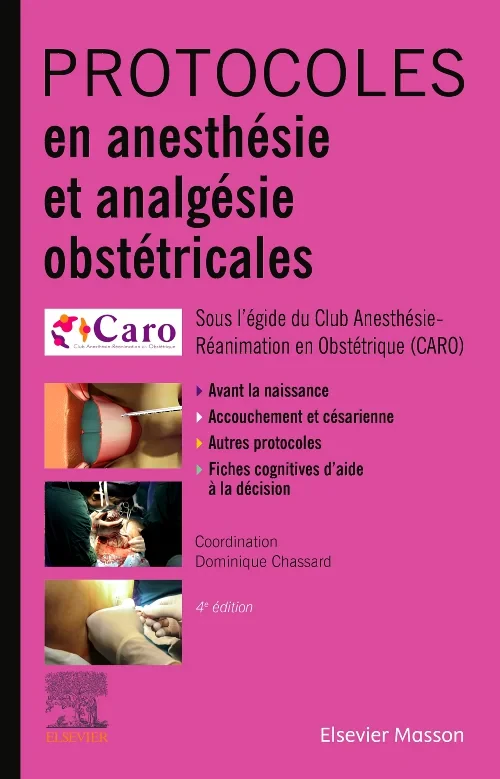 Coperta cărții "Protocoles en anesthésie et analgésie obstétricales" de autor necunoscut