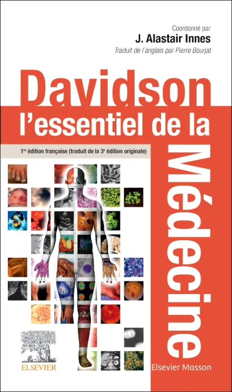 Coperta cărții "Davidson : l&#039;essentiel de la médecine" de autor necunoscut