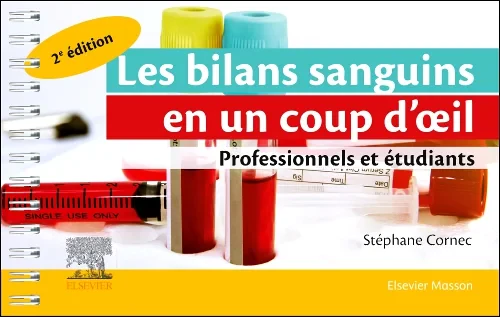 Coperta cărții "Les bilans sanguins en un coup d&#039;oeil" de autor necunoscut