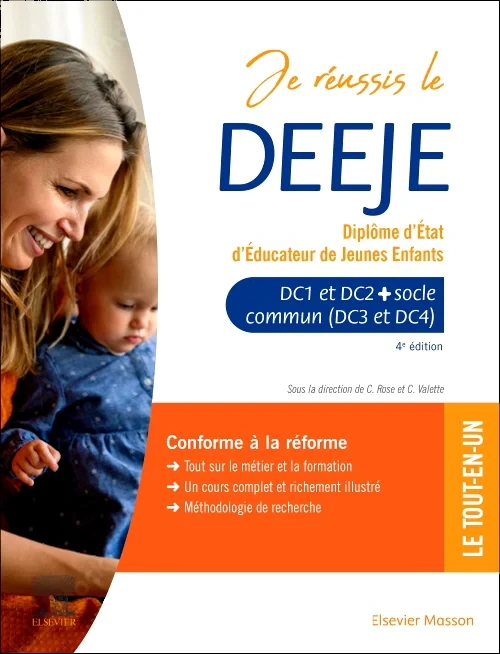 Coperta cărții "Je réussis le DEEJE. Diplôme d&#039;État d&#039;éducateur de jeunes enfants" de autor necunoscut