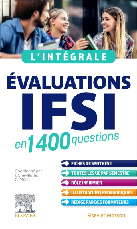 Coperta cărții "L&#039;intégrale. Évaluations IFSI" de autor necunoscut
