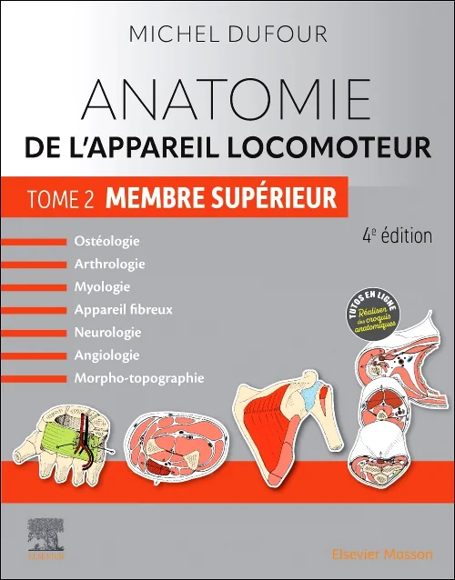 Coperta cărții "Anatomie de l&#039;appareil locomoteur - Tome 2. Membre supérieur" de autor necunoscut