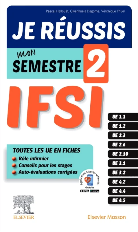 Coperta cărții "Je réussis mon Semestre 2 ! IFSI" de autor necunoscut