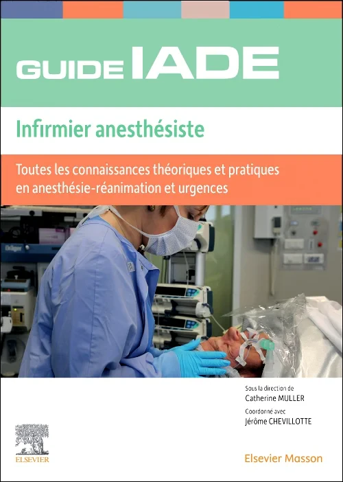 Coperta cărții "Guide de l&#039;IADE - Infirmier anesthésiste" de autor necunoscut