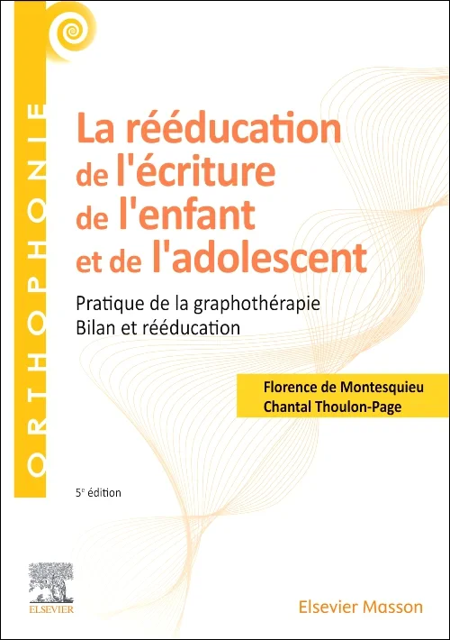 Coperta cărții "La rééducation de l&#039;écriture de l&#039;enfant et de l&#039;adolescent" de autor necunoscut