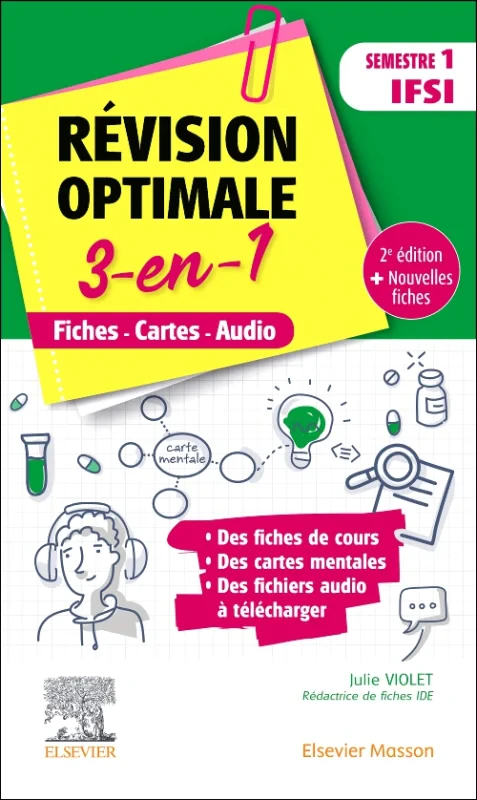 Coperta cărții "Révision optimale 3 en 1 _ Semestre 1 IFSI" de autor necunoscut