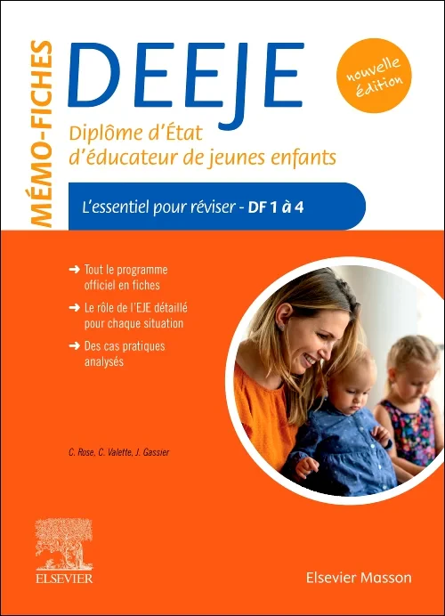 Coperta cărții "Mémo-Fiches DEEJE - Diplôme d&#039;État d&#039;éducateur de jeunes enfants" de autor necunoscut