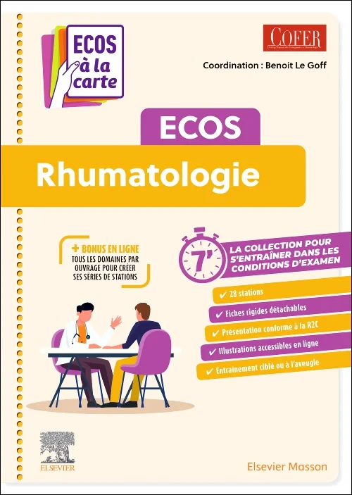 Coperta cărții "ECOS Rhumatologie" de autor necunoscut