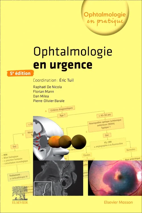 Coperta cărții "Ophtalmologie en urgence" de autor necunoscut