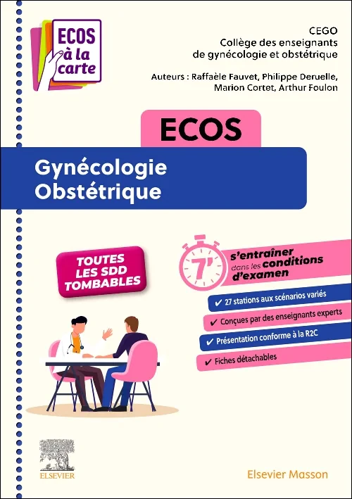 Coperta cărții "ECOS Gynécologie-Obstétrique" de autor necunoscut
