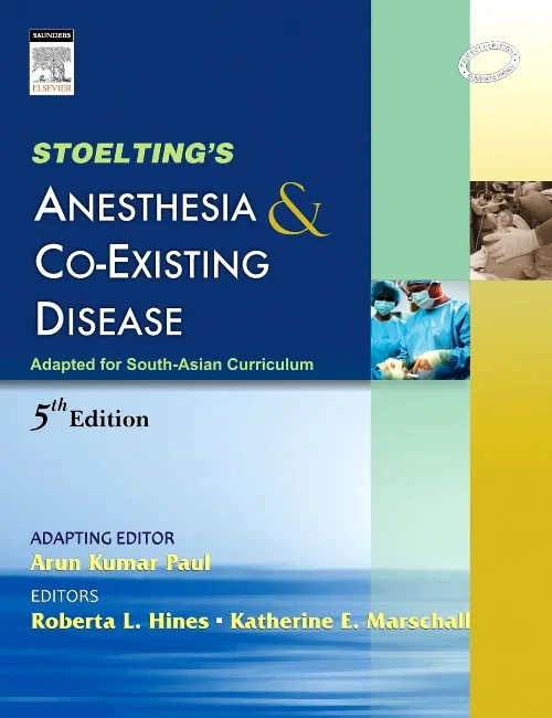 Coperta cărții "Stoelting&#039;s Anesthesia &amp; Co-existing Disease (Second South Asia Edition)" de autor necunoscut