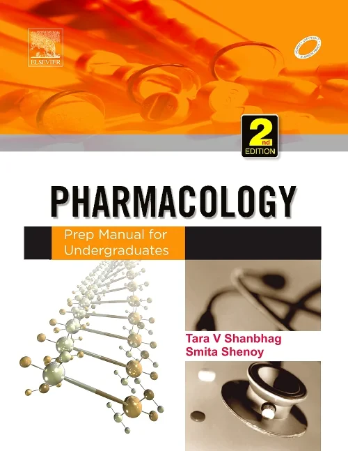 Coperta cărții "Pharmacology: Prep Manual for Undergraduates" de autor necunoscut