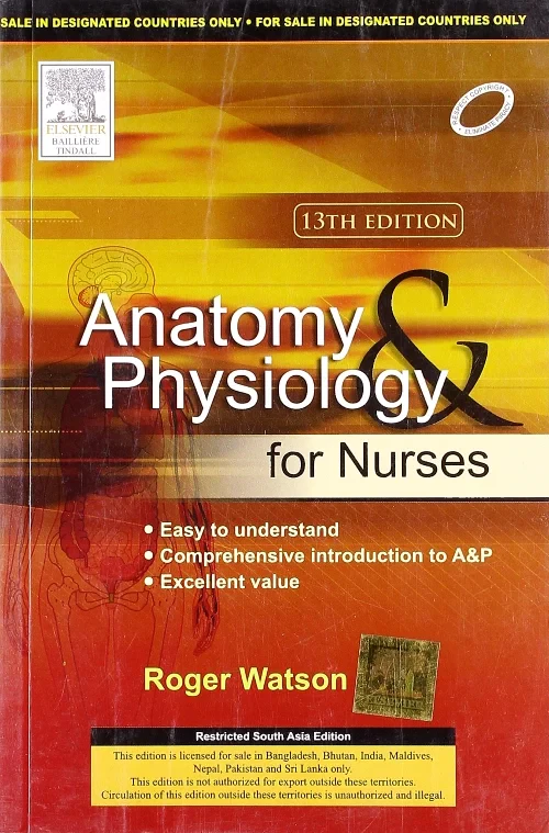 Coperta cărții "Anatomy and Physiology for Nurses (Indian Reprint)" de autor necunoscut