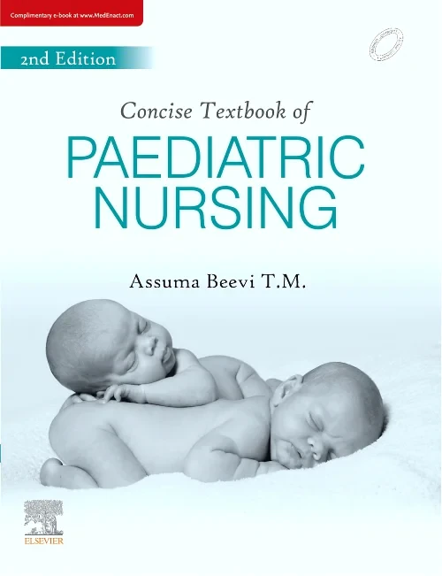 Coperta cărții "Concise Text Book for Pediatric Nursing" de autor necunoscut