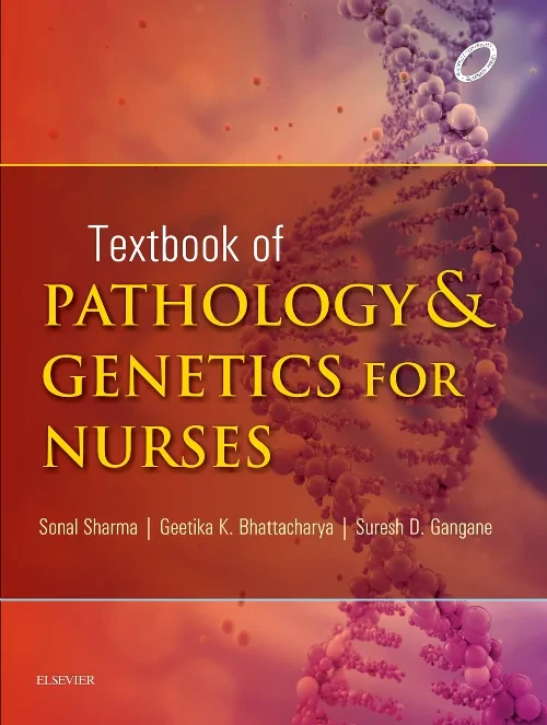 Coperta cărții "Textbook of Pathology and Genetics for Nurses" de autor necunoscut