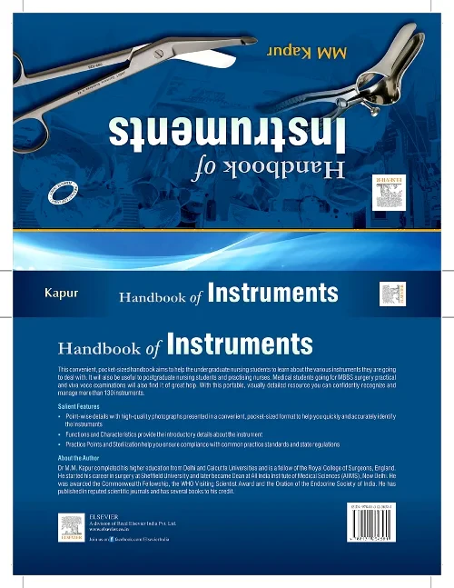 Coperta cărții "Handbook of Instruments" de autor necunoscut