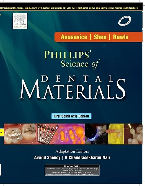 Coperta cărții "Phillips Science of Dental Materials" de autor necunoscut