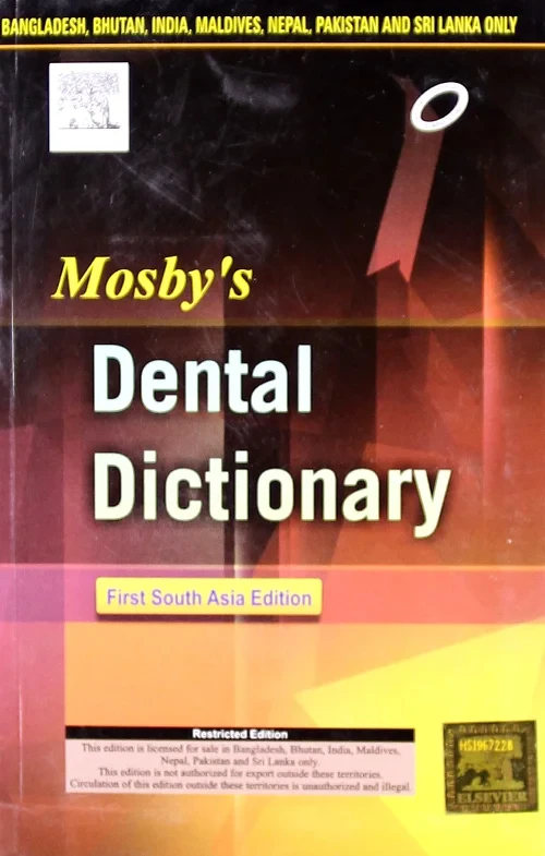 Coperta cărții "Mosby&#039;s Dental Dictionary" de autor necunoscut