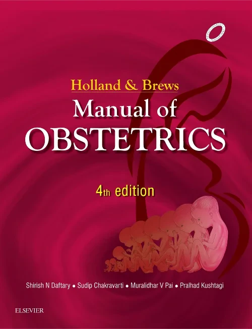 Coperta cărții "Manual of Obstetrics" de autor necunoscut