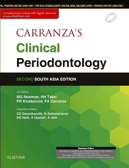 Coperta cărții "Carranza&#039;s Clinical Periodontology" de autor necunoscut