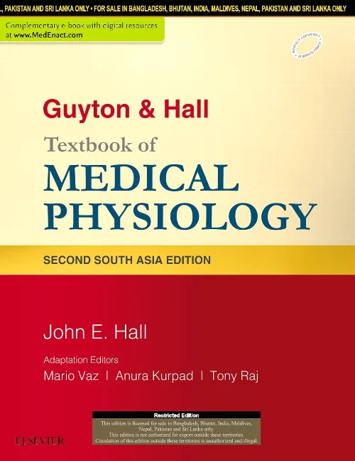Coperta cărții "Guyton &amp; Hall Textbook of Medical Physiology" de autor necunoscut