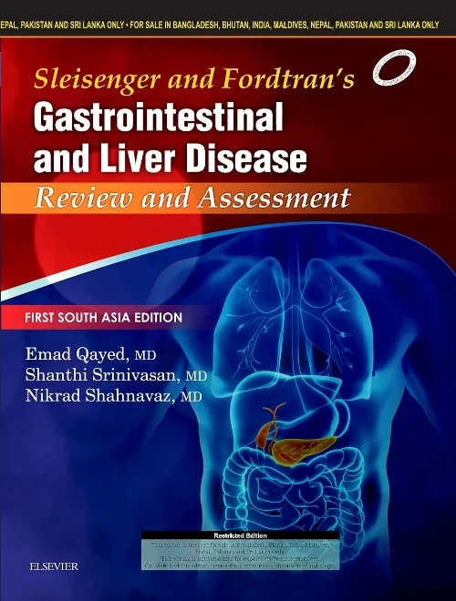 Coperta cărții "Sleisenger and Fordtran&#039;s Gastrointestinal and Liver Disease Review and Assessment-First South Asia Edition" de autor necunoscut