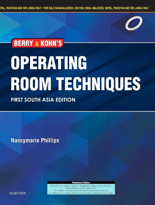 Coperta cărții "Berry &amp; Kohn&#039;s Operating Room Technique: First South Asia Edition" de autor necunoscut