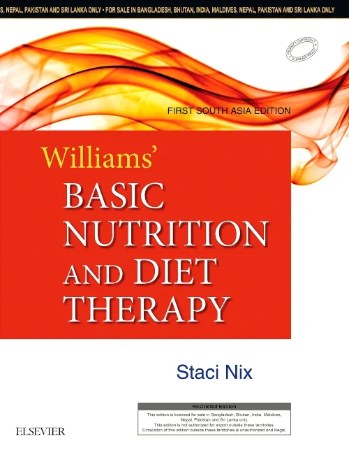 Coperta cărții "Williams&#039; Basic Nutrition &amp; Diet Therapy: First South Asia Edition" de autor necunoscut