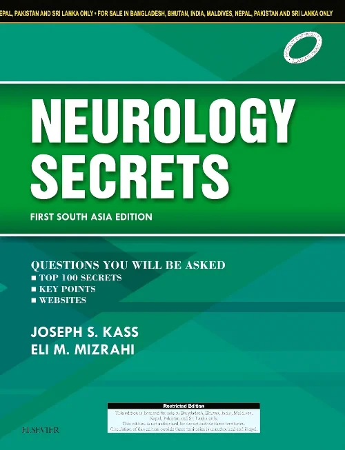 Coperta cărții "Neurology Secrets: First South Asia Edition" de autor necunoscut