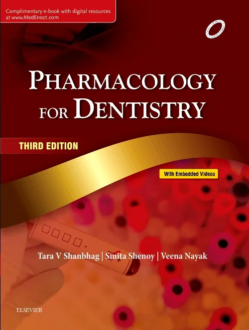 Coperta cărții "Pharmacology for Dentistry" de autor necunoscut