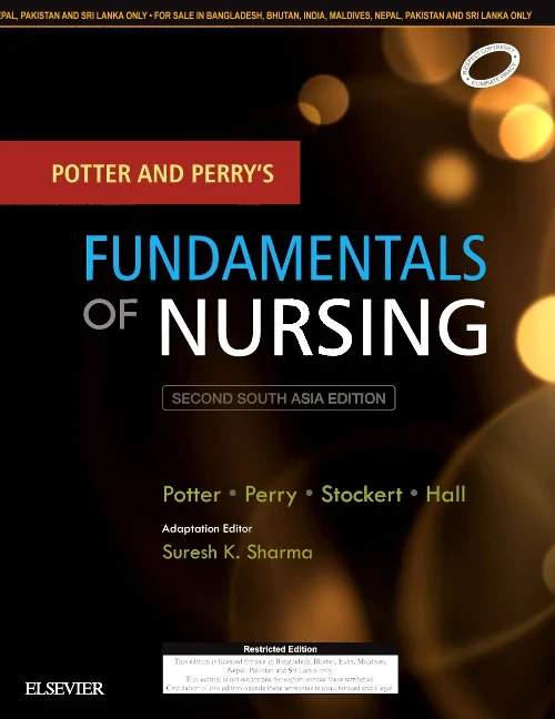Coperta cărții "Potter and Perry&#039;s Fundamentals of Nursing: Second South Asia Edition" de autor necunoscut