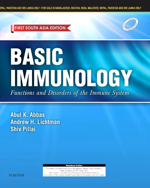 Coperta cărții "Basic Immunology: Functions and Disorders of the Immune System - First South Asia Edition" de autor necunoscut