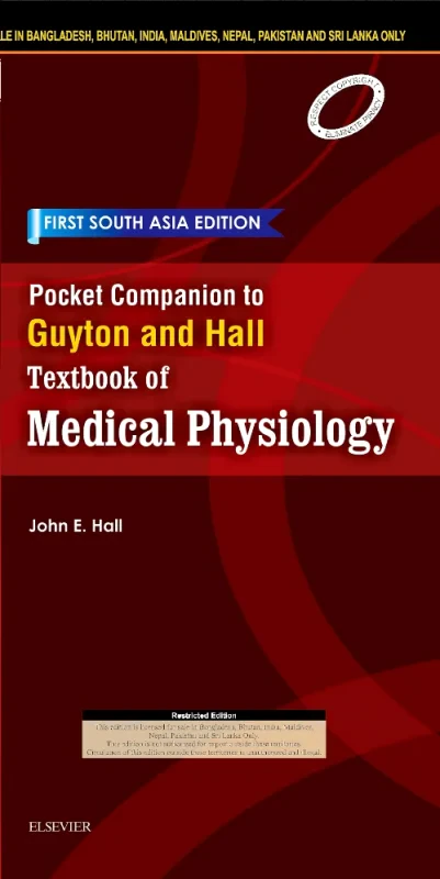 Coperta cărții "Pocket Companion to Guyton and Hall-Textbook of Medical Physiology: First South Asia Edition" de autor necunoscut