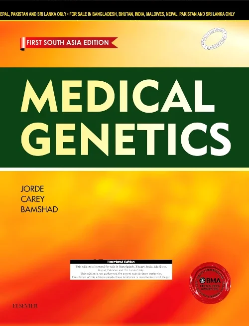 Coperta cărții "Medical Genetics: First South Asia Edition" de autor necunoscut
