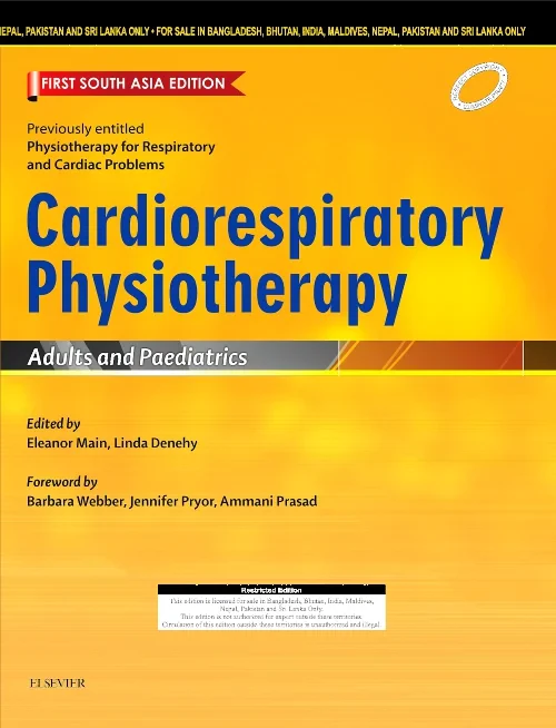 Coperta cărții "Cardiorespiratory Physiotherapy: Adults and Paediatrics: First South Asia Edition" de autor necunoscut