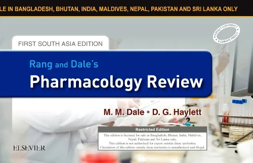 Coperta cărții "Rang &amp; Dale&#039;s Pharmacology Review: First South Asia Edition" de autor necunoscut