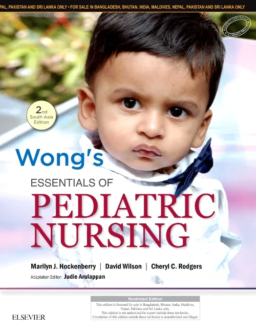 Coperta cărții "Wong&#039;s Essentials of Pediatric Nursing: Second South Asian Edition" de autor necunoscut