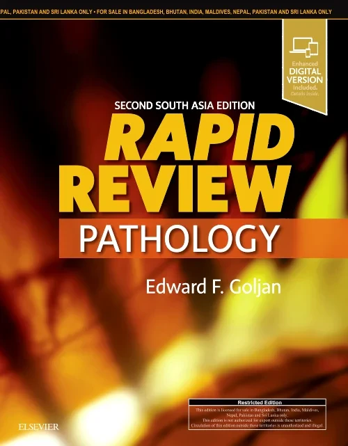 Coperta cărții "Rapid Review Pathology: Second South Asia Edition" de autor necunoscut