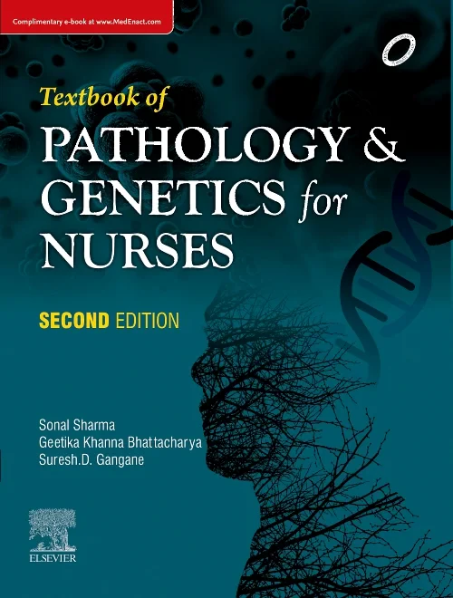 Coperta cărții "Textbook of Pathology and Genetics for Nurses" de autor necunoscut