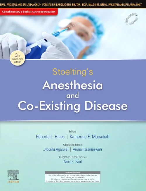 Coperta cărții "Stoelting&#039;s Anesthesia and Co-existing Disease, Third South Asia Edition" de autor necunoscut