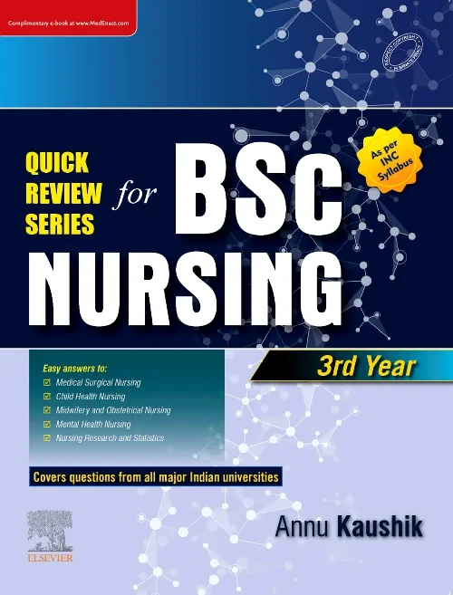 Coperta cărții "Quick Review Series B.SC Nursing III Year" de autor necunoscut