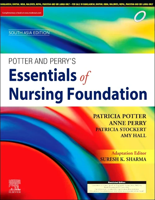 Coperta cărții "Potter &amp; Perry’s Essentials of Nursing Foundation, South Asia Edition" de autor necunoscut