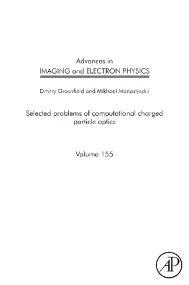 Advances in Imaging and Electron Physics